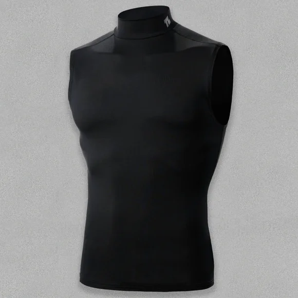 Black Sleeveless Athletic Top By MEAT - Picture 4 of 7